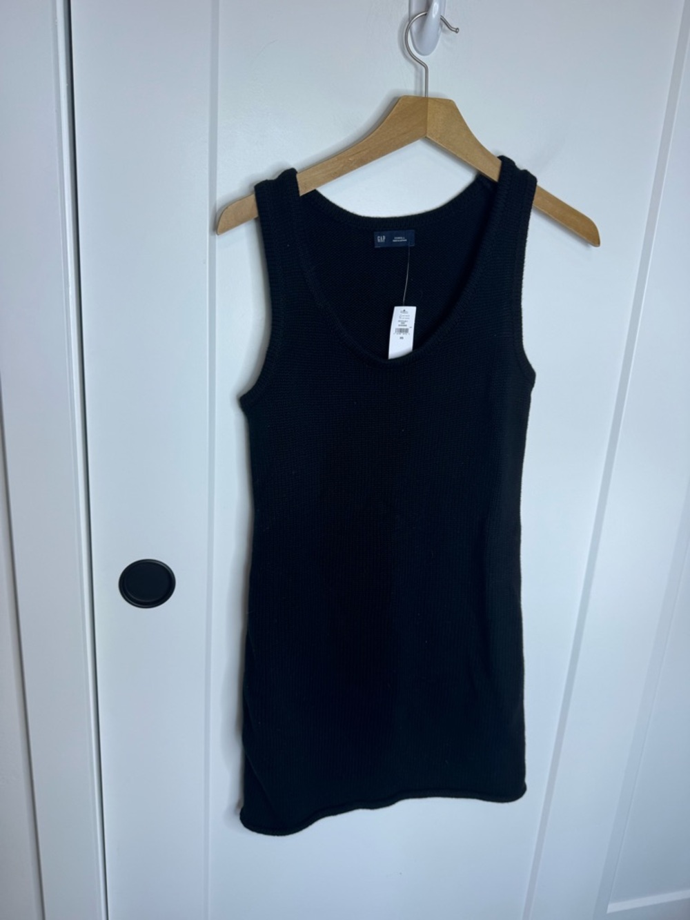 NWT Gap Crochet Knit Open Stitch Mini Tank Dress Summer Size XS